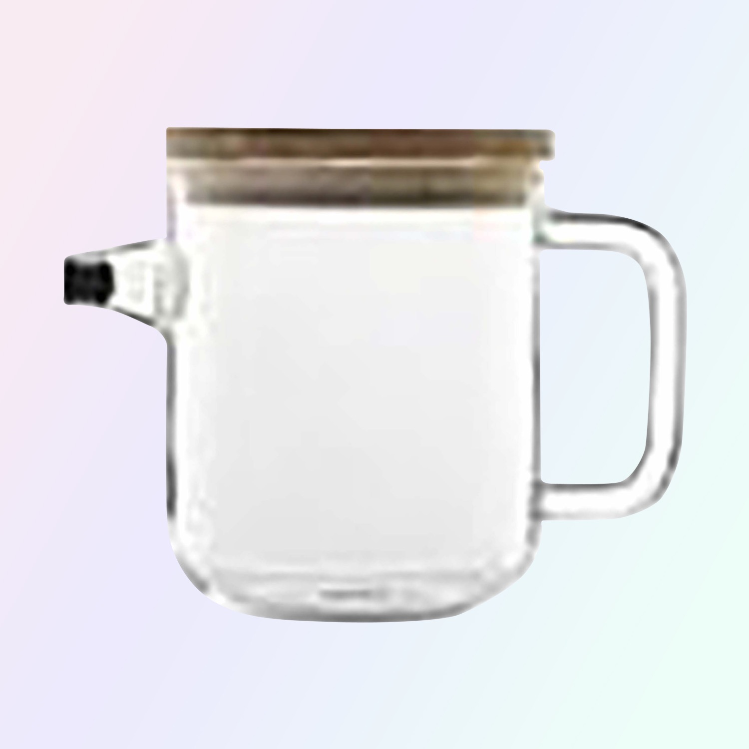 Luigi Bormioli Thermic Glass Theepot 1L Anti-Drip Met Bamboe Deksel