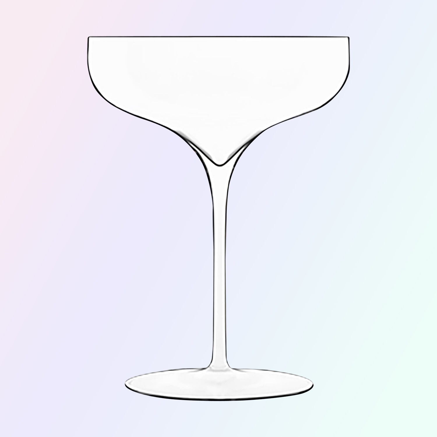 Luigi Bormioli Vinea Champagneglas / Coupe 30 Cl Moscato Spumante - 6 Stuks