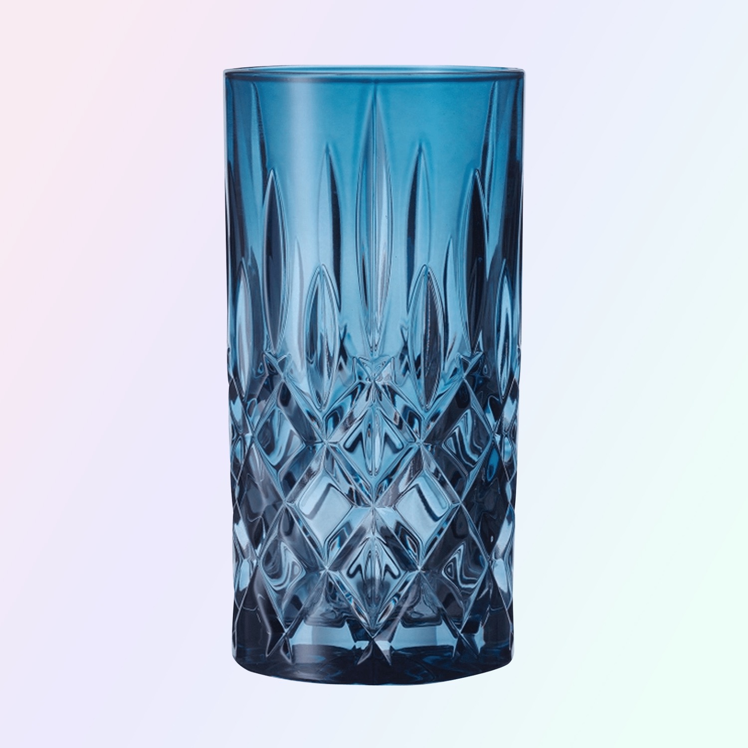 NACHTMANN Noblesse Longdrinkglas 39,5 cl Blauw - 2 Stuks - Kristal