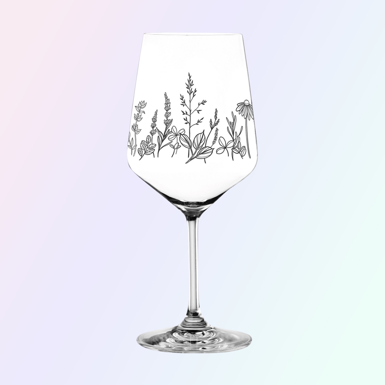 NACHTMANN Tattoo Cocktailglas 63 cl Botanical Zwart - 2 Stuks