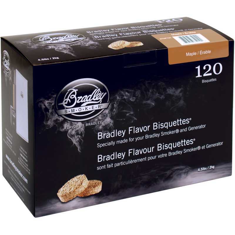 Bradley Maple Wood Briketten Rookhout