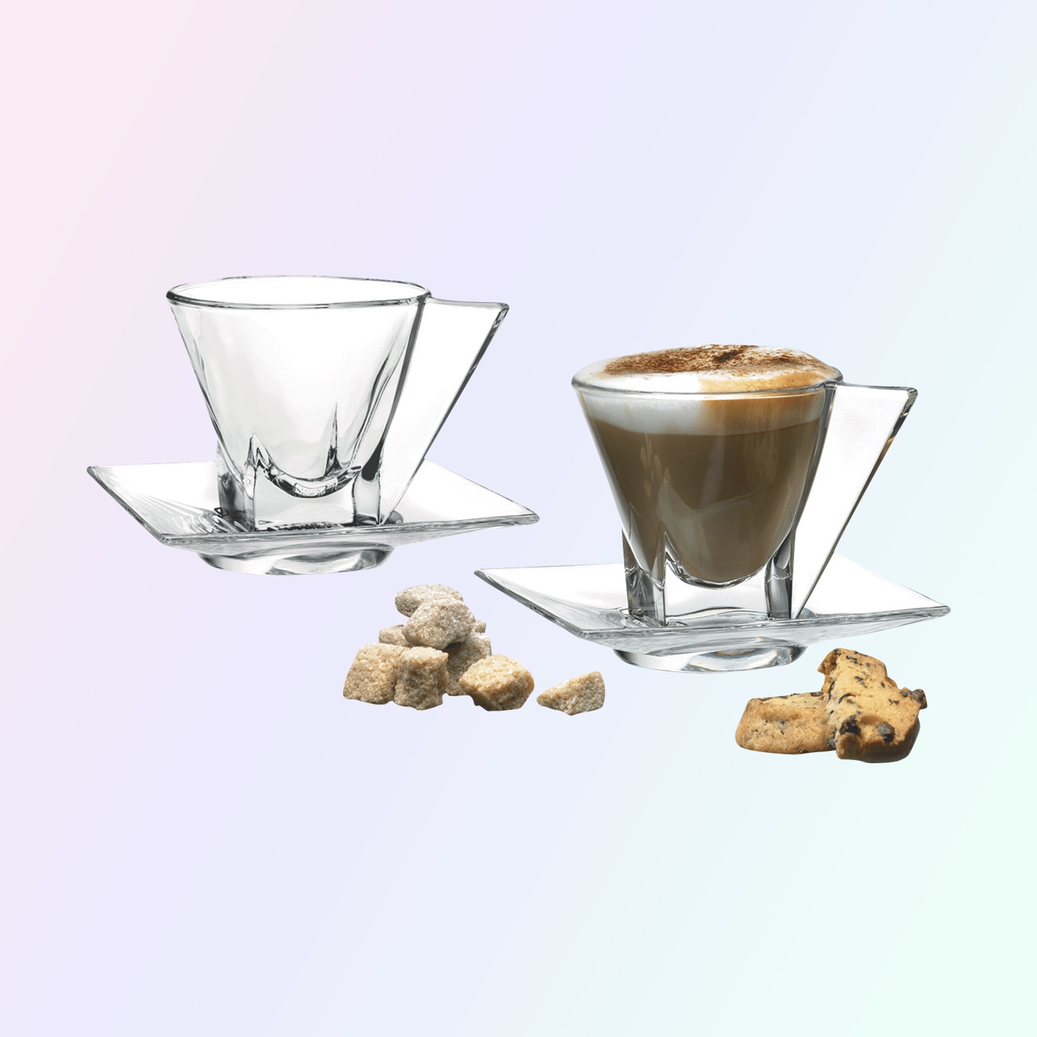 RCR Fusion Koffieglas&Schotel 18 cl
