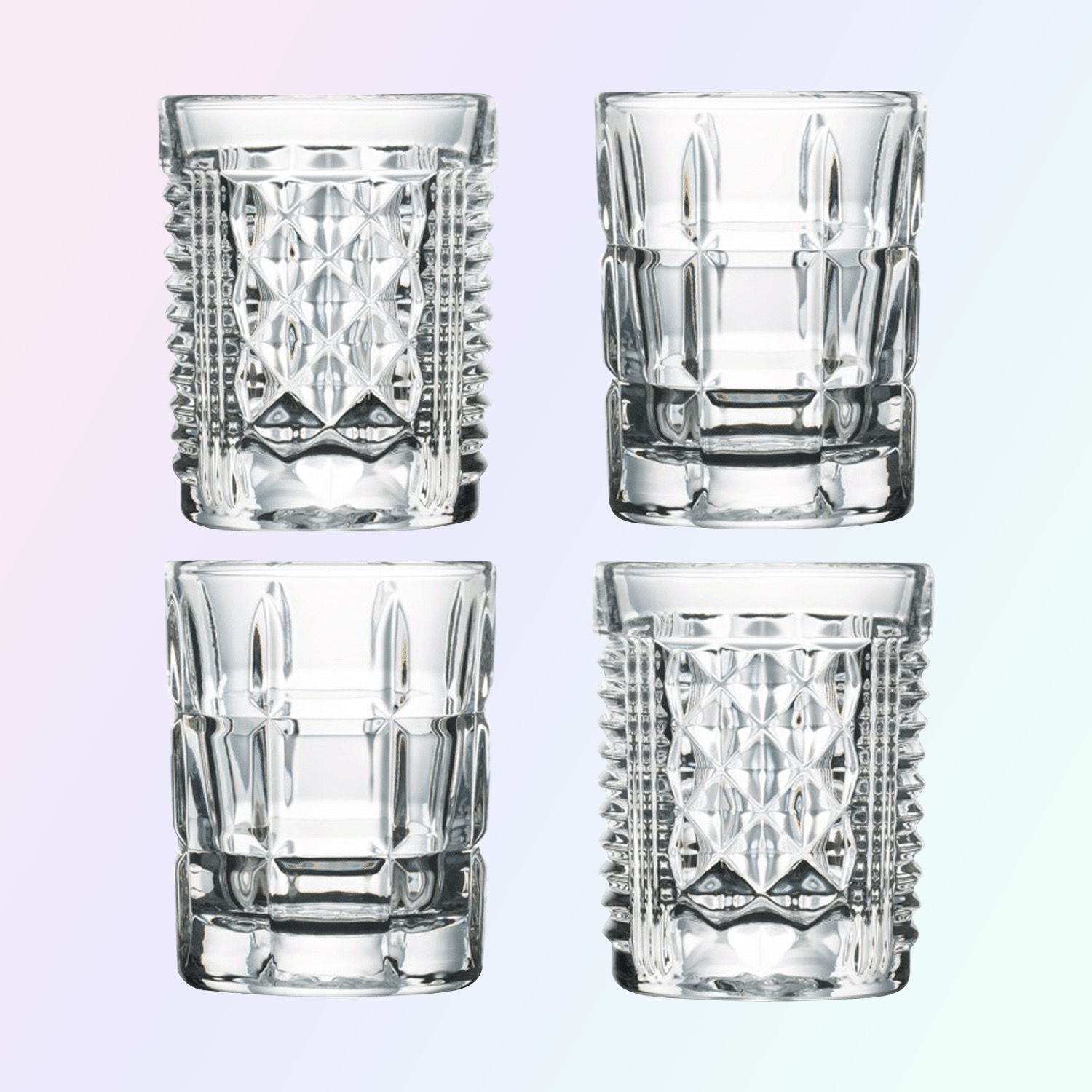 La Rochère Shotglazen 6 cl Assorti - 4 Stuks