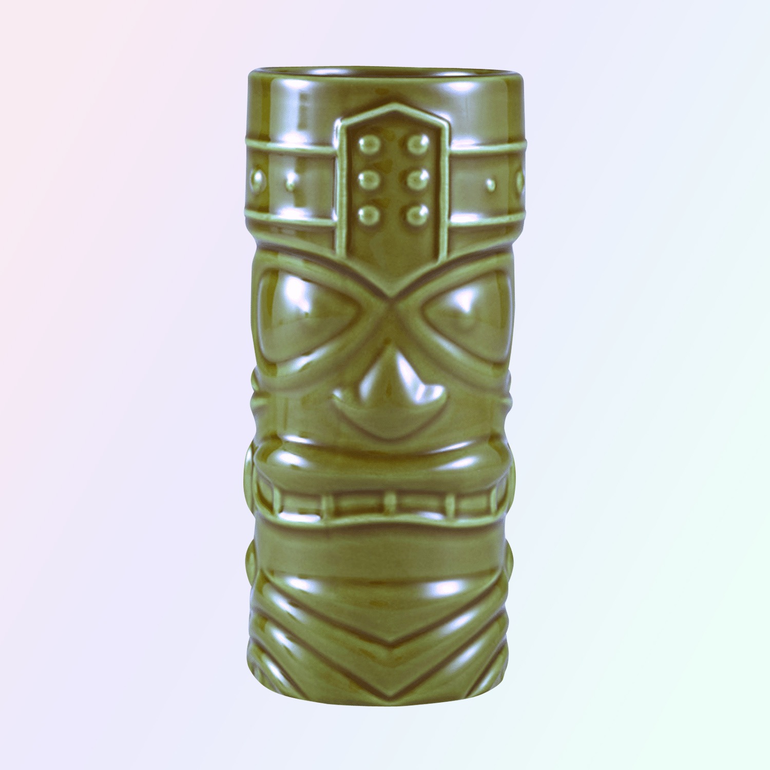 Glazen.nl Tiki Beker Groen 40 cl - 4 Stuks