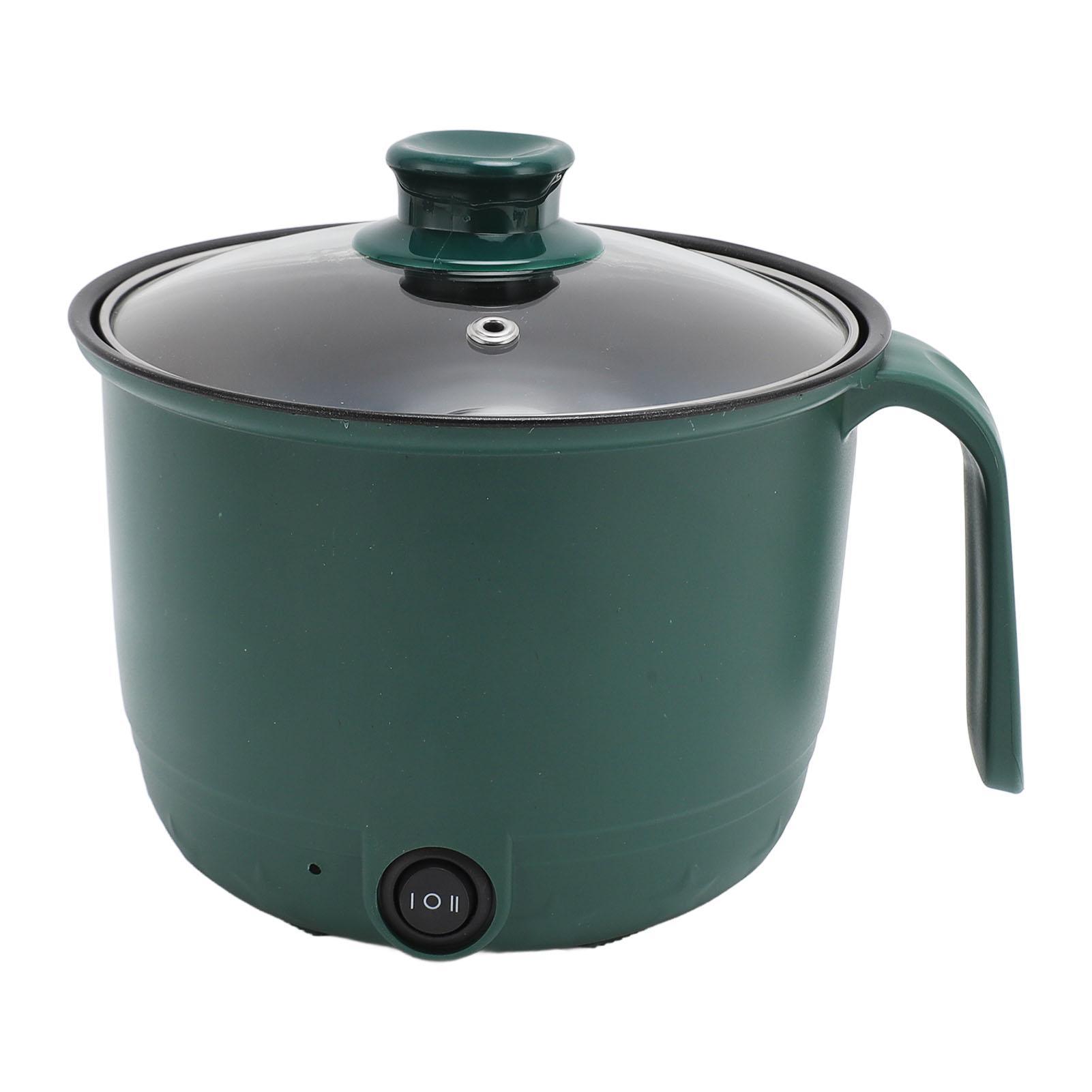 Factory Discount Outlet Elektrische kookpot 1,5L 600W roestvrij staal anti-verbrandingshandgreep helder deksel elektrische kookplaat voor thuis US Plug 110V