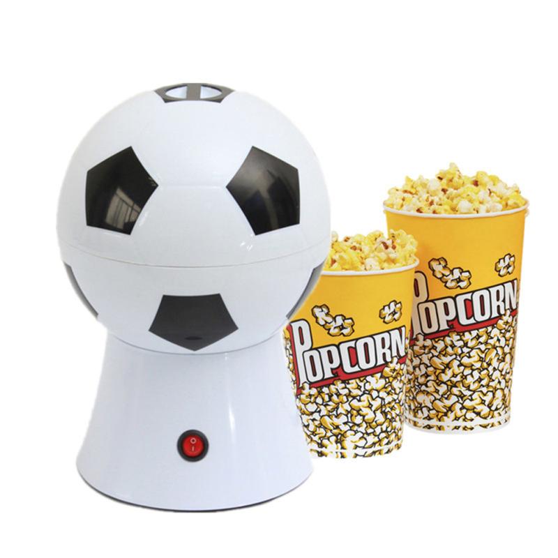 CUCU 220V Huishoudelijke Elektrische Popcornmachine in Voetbalvorm, Europese Specificatie 220V Eu