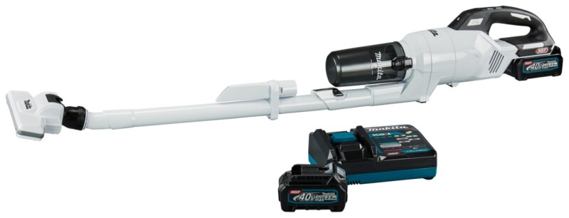Makita CL003GD203 XGT 40V Max Li-ion Accu Steelstofzuiger Set (2x 2,5Ah) - Wit