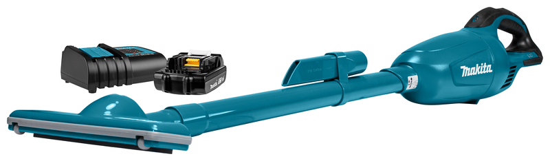 Makita DCL181FSY 18V Li-Ion Accu Steelstofzuiger Blauw Set (1x 1,5Ah) - 0,65L