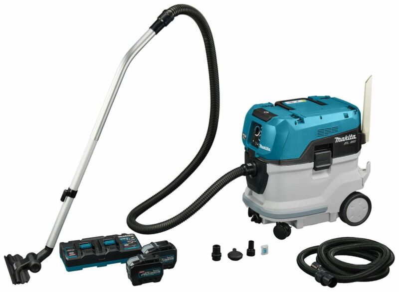 Makita VC006GML22 XGT 2x40V Max Li-Ion Accu Stofzuiger Set (2x 8,0 Ah Accu) Nat En Droog - M
