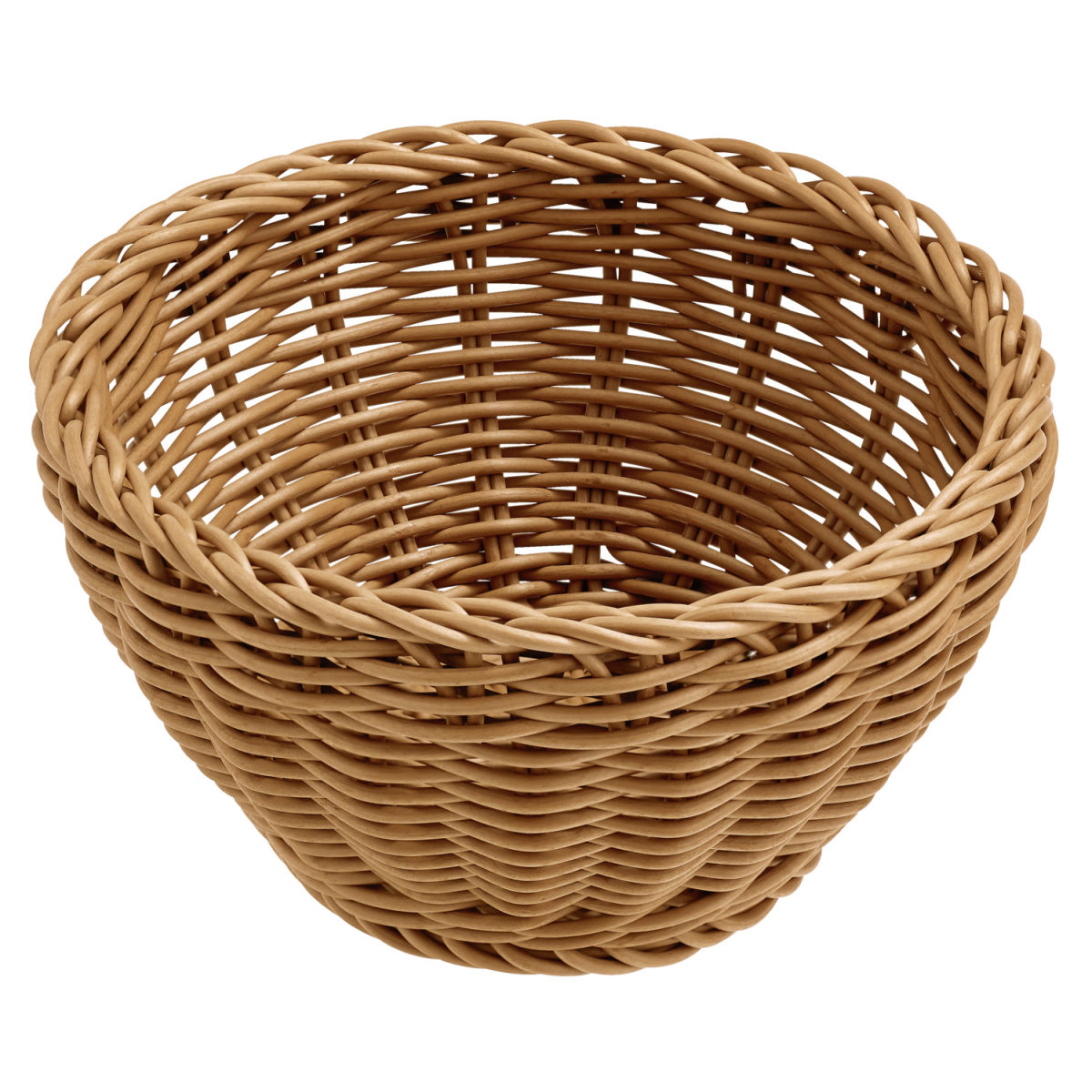Vega Broodmandje Daria rond; 16x8 cm (ØxH); bruin; rond; 4 stuk / verpakking