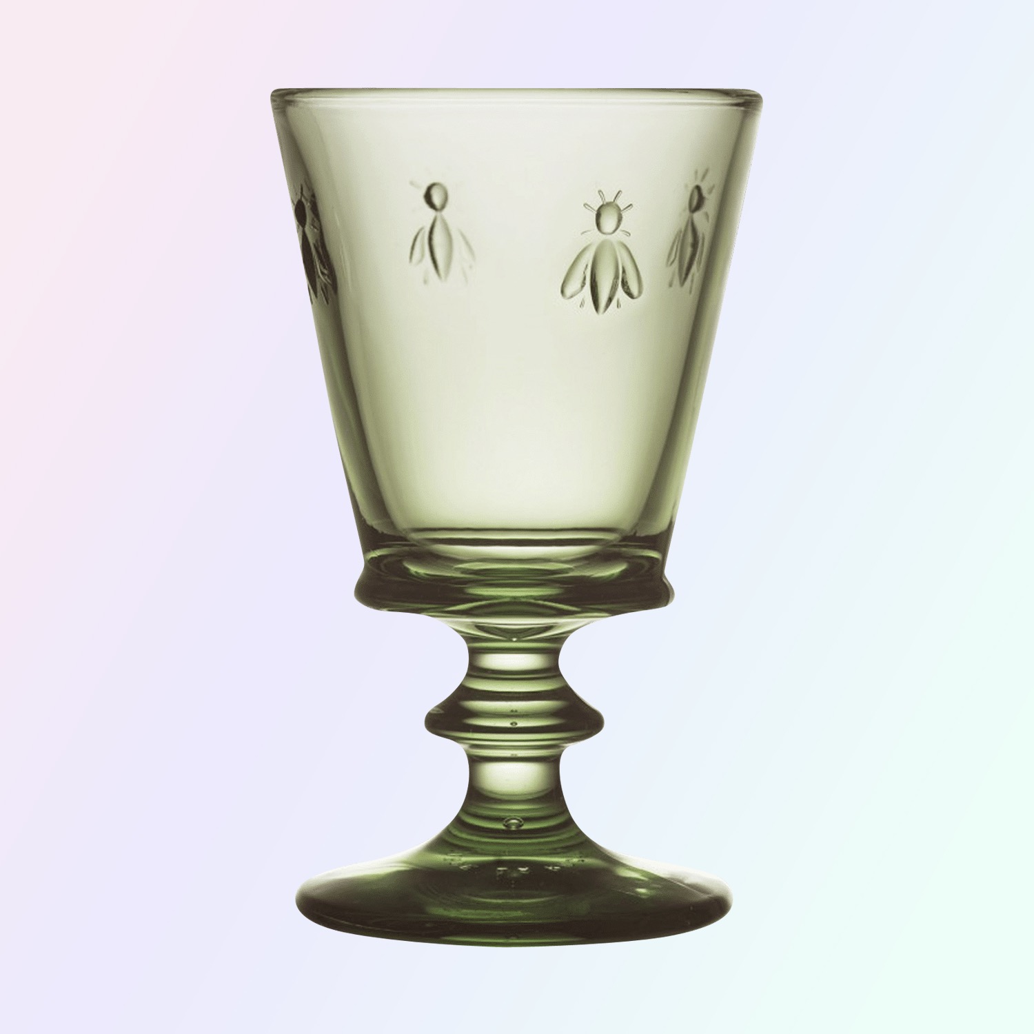 La Rochère Abeille Wijnglas 24 cl Olijfgroen - 6 Stuks - Glas