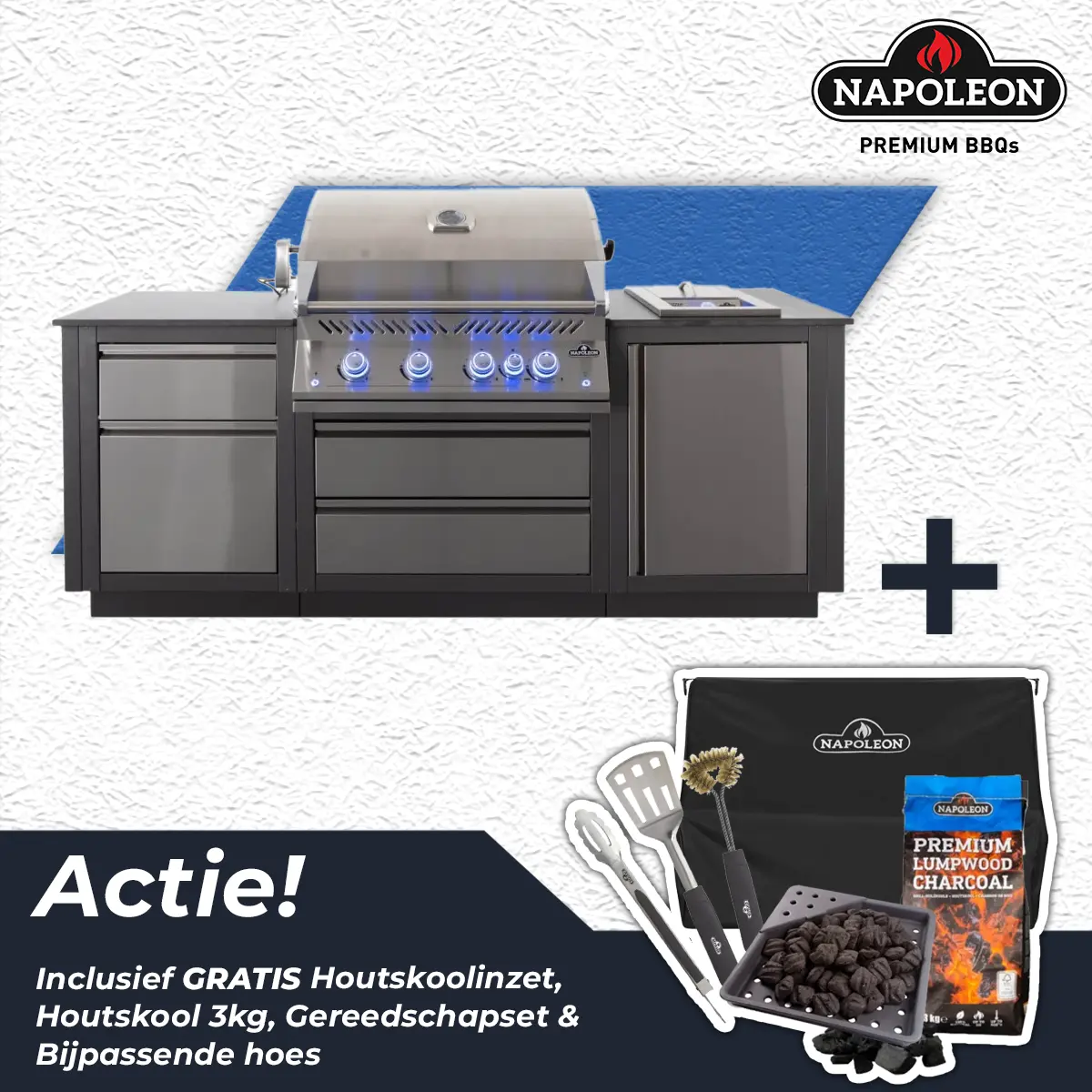 Napoleon OASIS™ 105 Compact Inbouwbarbecue 700 Serie 32