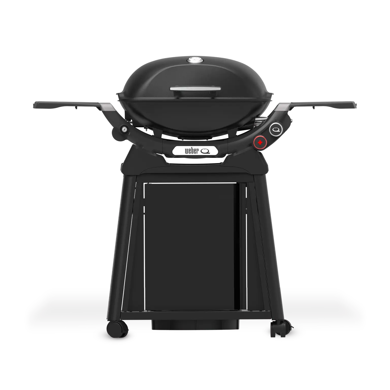 Weber Q 2800N+ Gas BBQ met stand Barbecue Q2800N+ Werkblad Zwart Onderstel Black Frame