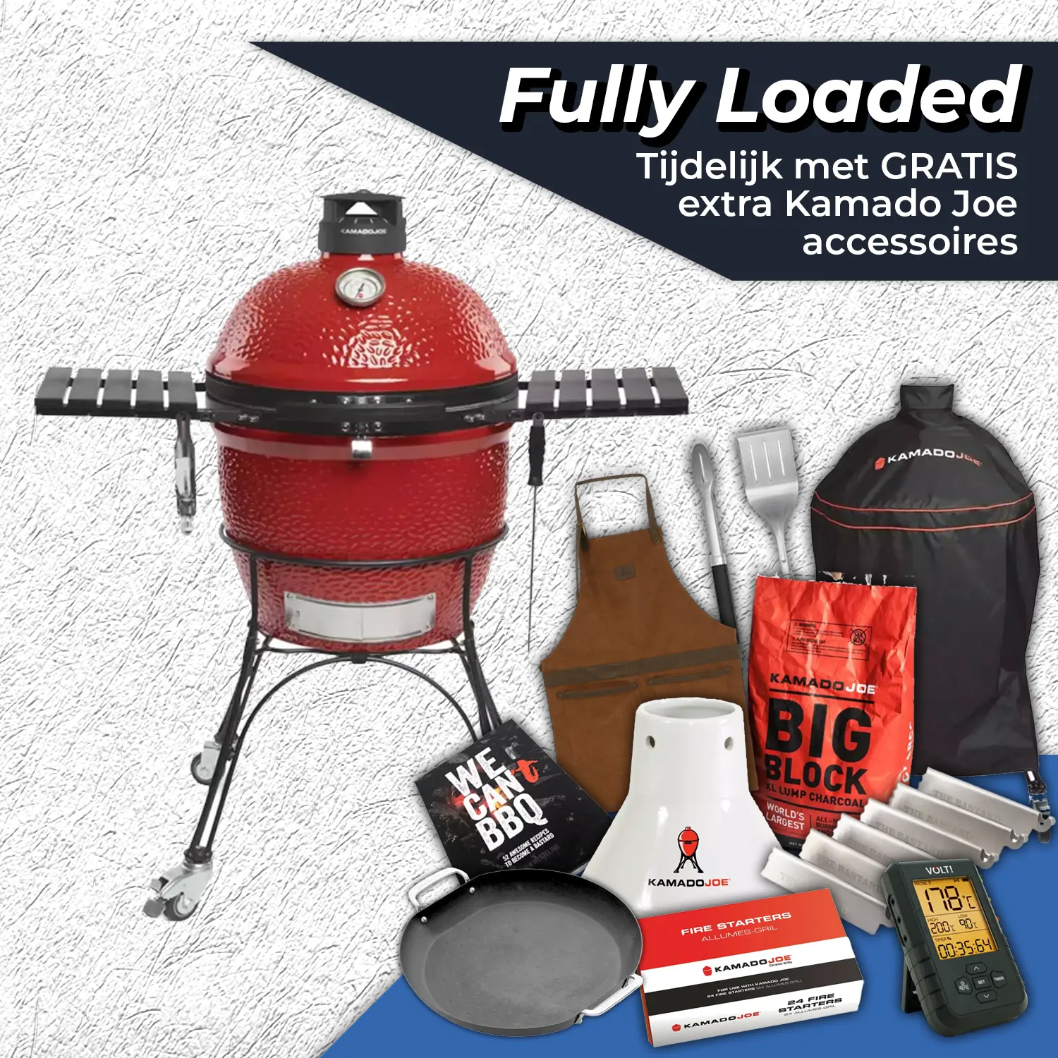 Kamado Joe Classic II Fully Loaded
