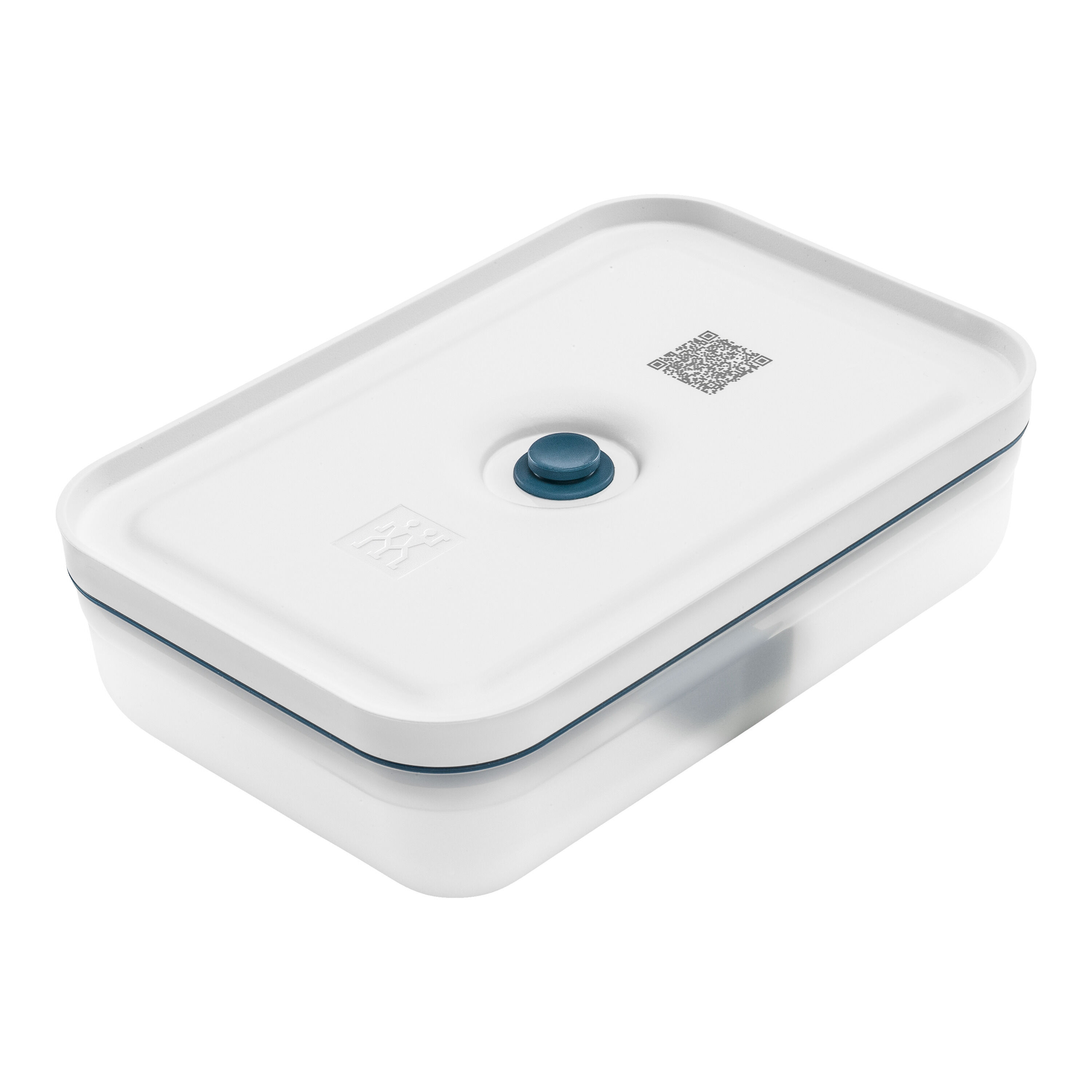 ZWILLING Fresh&Save Vacuüm brooddoos L plat, Kunststof, semitransparan-La-Mer blauw - Fresh&Save - 