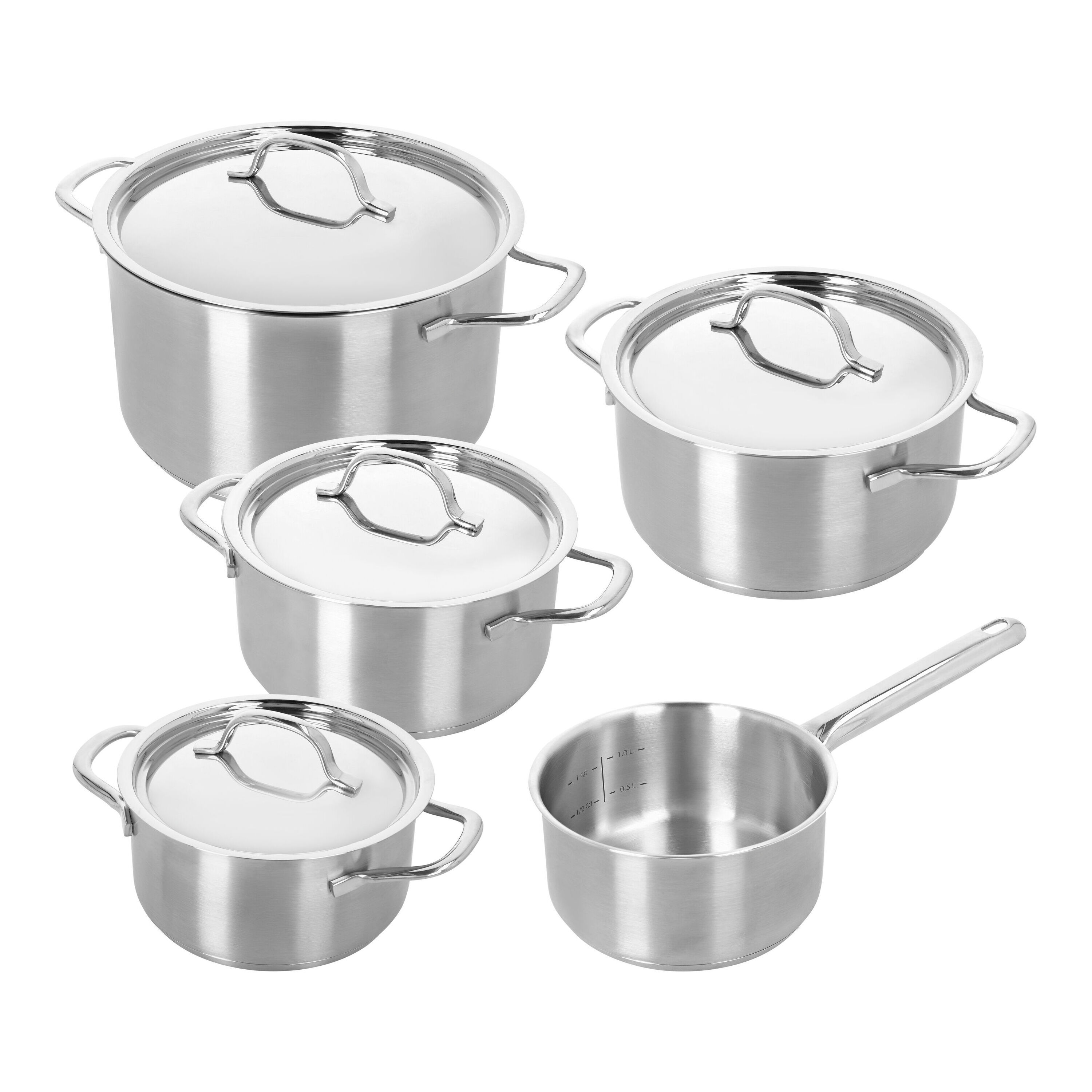 Demeyere Resto 3 Potten- en pannenset, 5-delig - Resto 3 - 