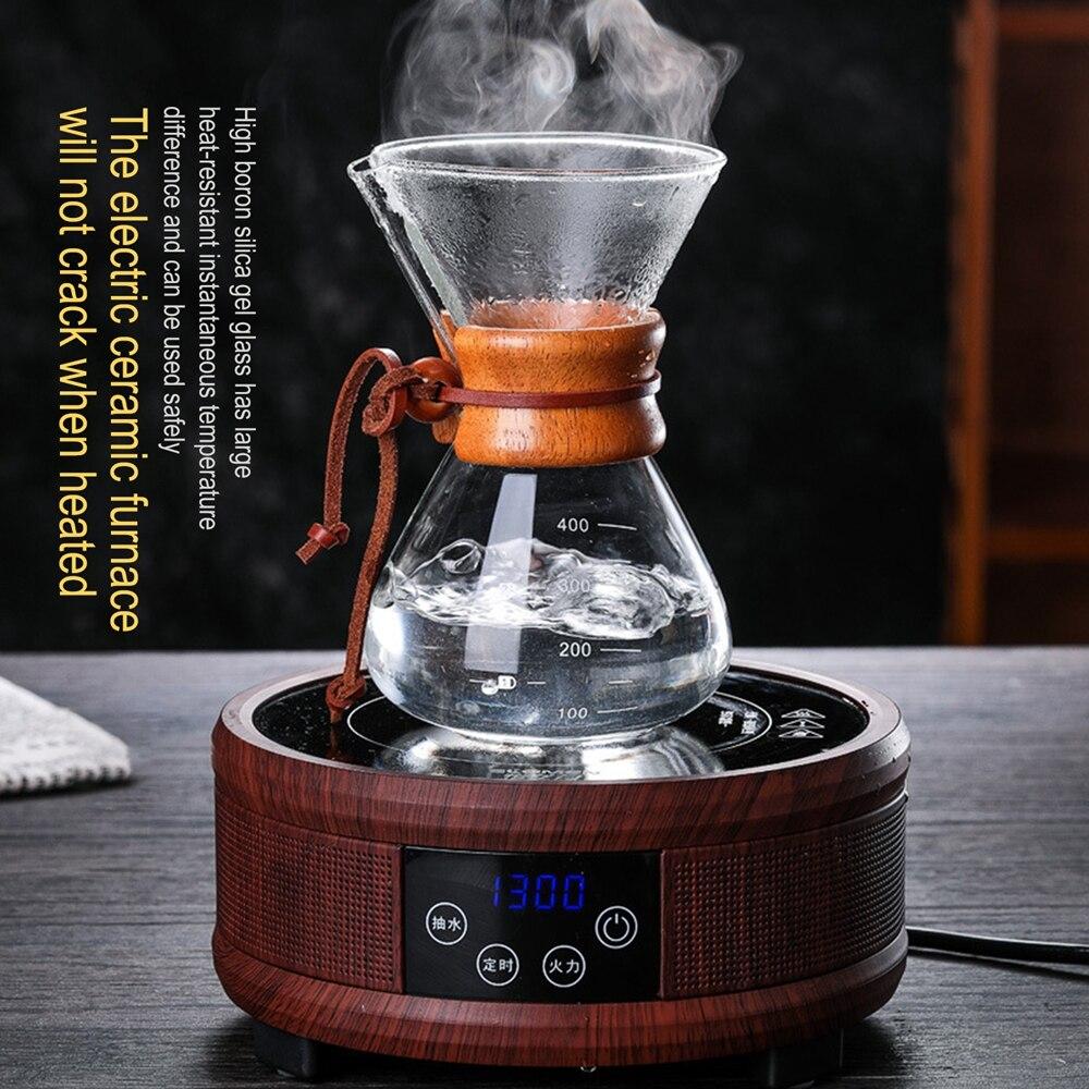Factory Discount Outlet Koffiedruppelfilterpot Koffiezetgereedschap van hoog borosilicaatglas