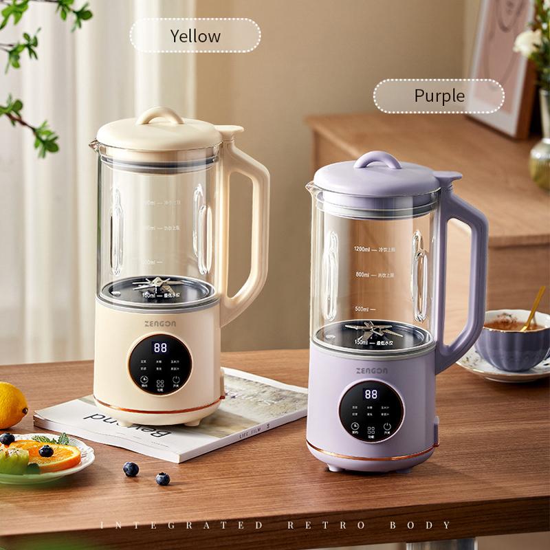 Home Of Auto Parts 800 ml Sojamelk Machine Elektrische Juicer Blender Mixer Sojamelk Maker Muurbrekende Machine Rijstpasta Maker Ontbijtmachine EU wit