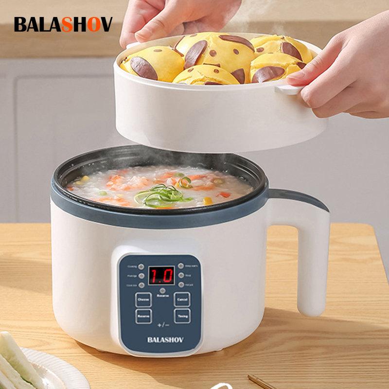 Indoor Furniture Mini elektrische rijstkoker, huishoudelijke multicooker, stomer, enkele/dubbele laag rijstkoker, automatische rijstkoker, keukenapparatuur