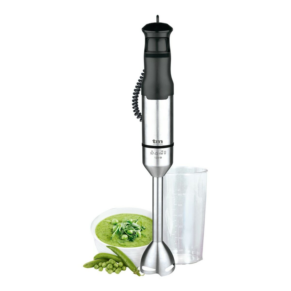 HomeTech Hand-held Blender TM Electron Stainless steel 1200 W