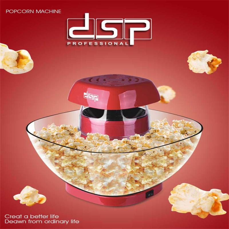 CUCU Popcornmachine Automatische huishoudelijke elektrische popcornsnacks die apparaat maken rood