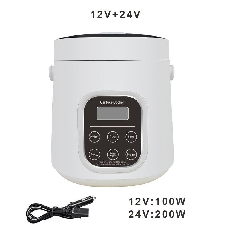 Lifeone Auto rijstkoker 12v 24V 220V auto thuis dual gebruik zelfrijdende draagbare rijstkoker 24v vrachtwagen slimme rijstkoker