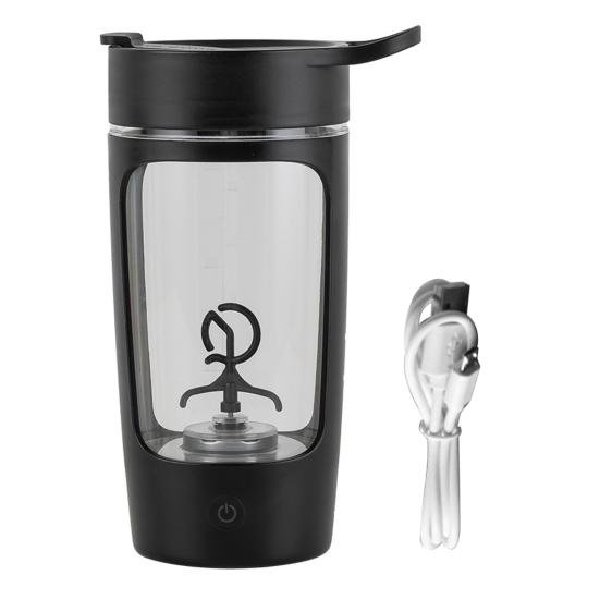 Magic Kitchen 650ml Shaker Cup Oplaadbare Grote Capaciteit BPA Gratis Draagbare Elektrische Mixer Mengwater Cup Reizen zwart