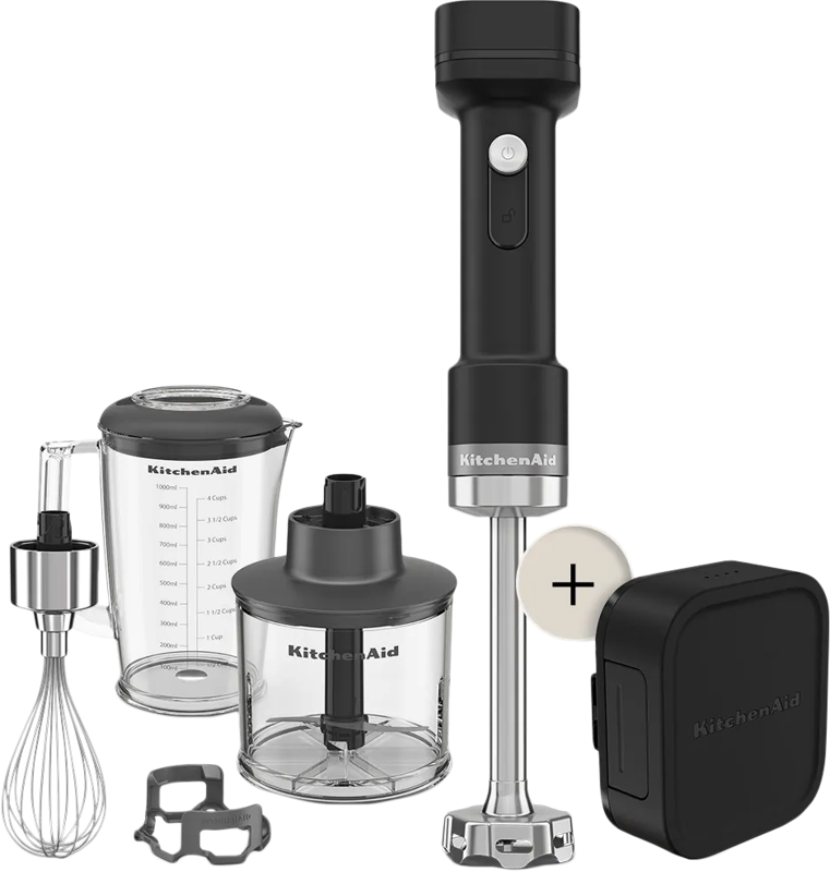 KitchenAid Go Draadloze Staafmixer 5KHBRV75BM