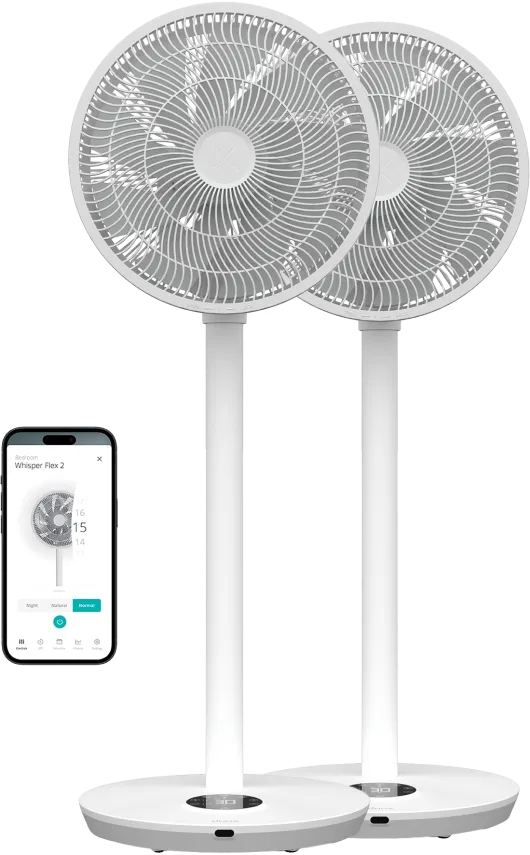 Duux Whisper Flex 2 Duo Pack Wit