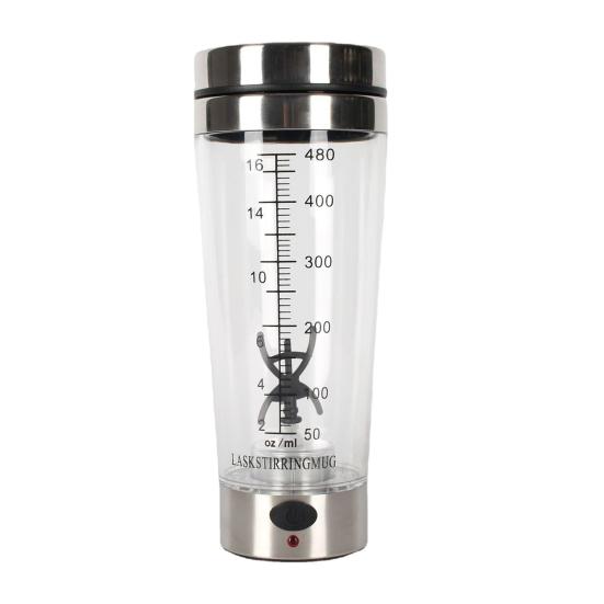 Yunzhu 500ML Automatische Mengbeker Hoge Snelheid Elektrische Eiwit Melk Yam Poeder Shaker Fles Draagbare Mixer Blender Waterfles Verjaardagscadeau 500ML schoon