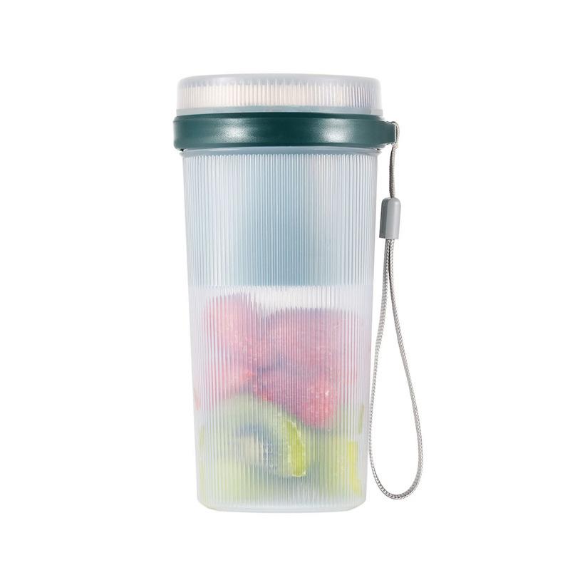 ZPG Draagbare elektrische sapcentrifuge, blender, USB-minimixers, sapcentrifuges, fruitextractors, voedselmilkshake, multifunctionele sapmakermachine,  groen
