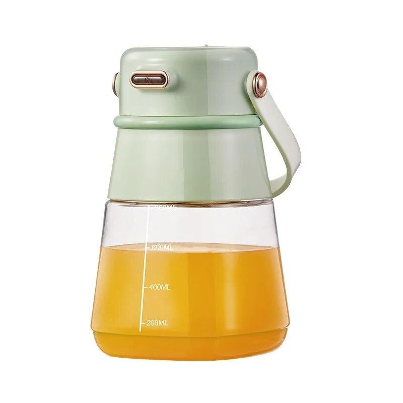Darling Women Boutique A 500ml Elektrische Juicer Draagbare Mini Draadloze Sap Cup Crush Ice Fruitmachine Fruit Mixers Oranje Squeezer Sap Maker 1500mAh groen