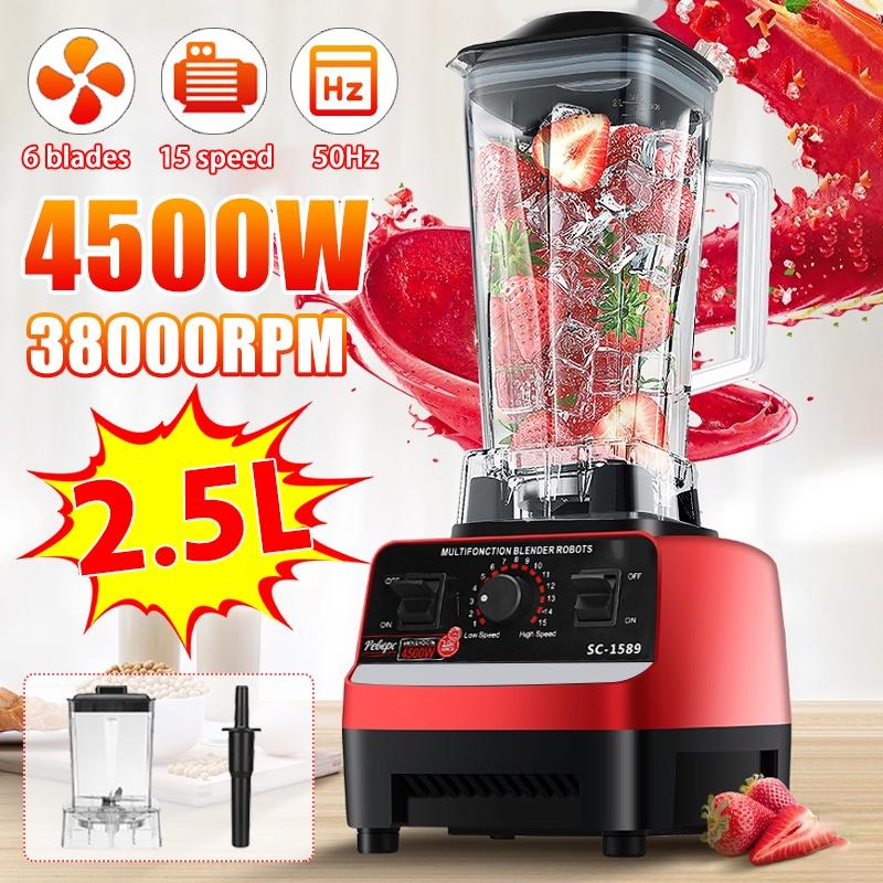 Ideal World 2.5L 4500 W 38000 RPM 6 messen Zware Blender Elektrische Mixer Juicer Keukenmachine Ijs Smoothies Crusher