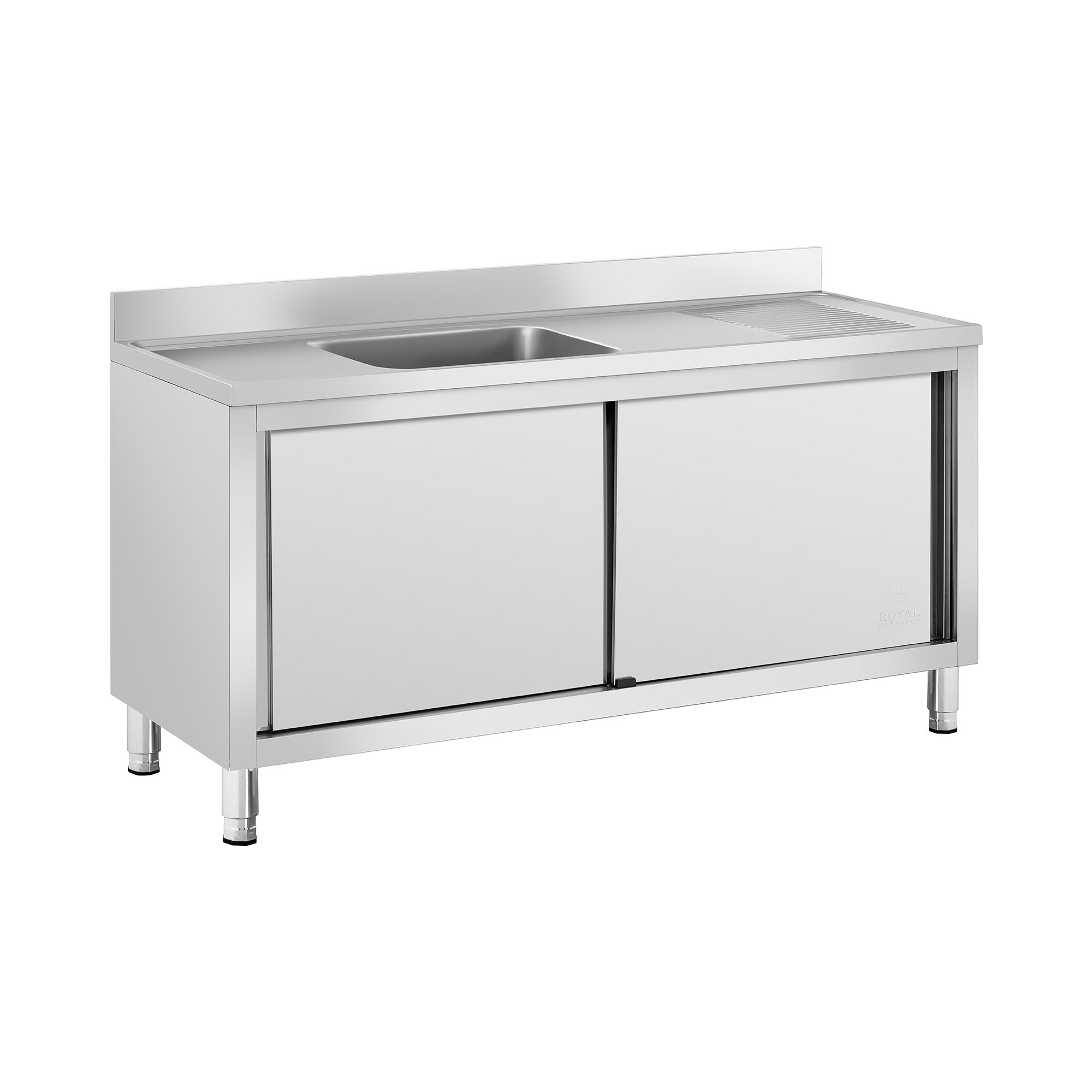 Royal Catering Wastafel kast - 1 Basin -  - Roestvrij staal - 500 x 400 x 240 mm