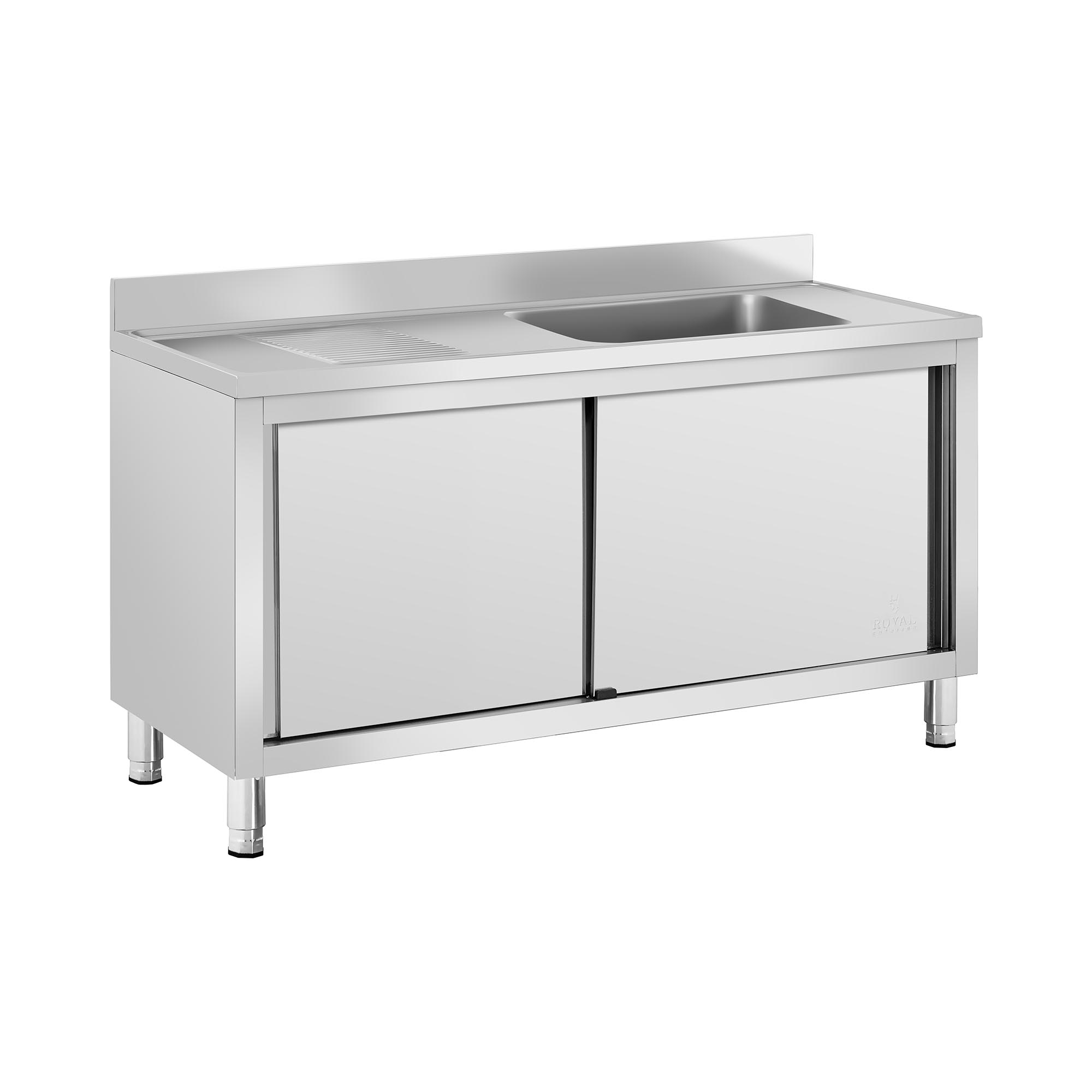 Royal Catering Wastafel kast - 1 Basin -  - Roestvrij staal - 500 x 400 x 240 mm