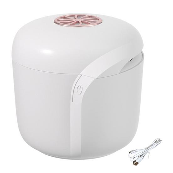 Yutianle Ultrasoon Retainer Cleaner 45KHz 180ML Draagbare Kunstgebit Beugels Mondbeschermer Aligner UV Cleaner Thuis Kunstgebit Reinigingsmachine ivoor