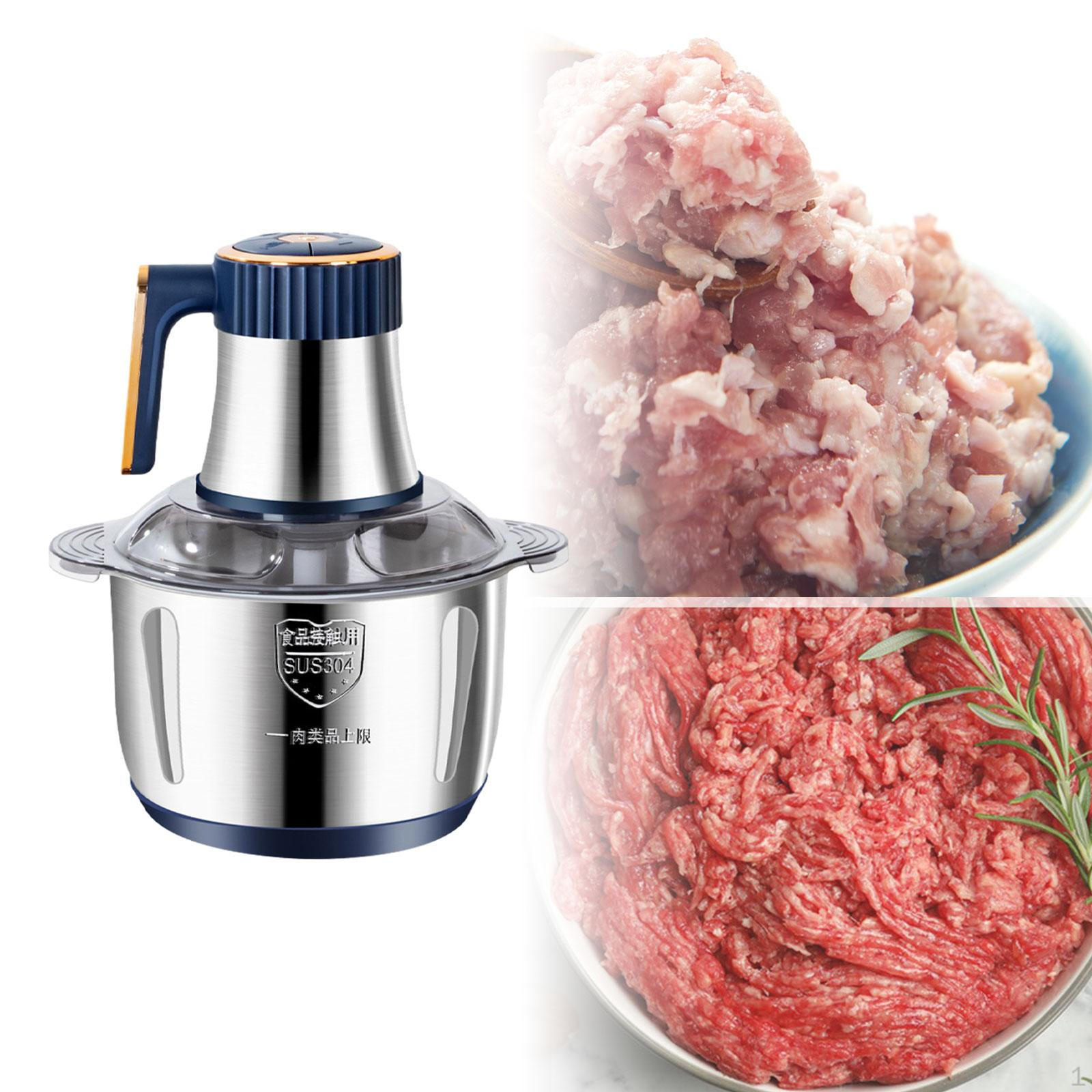 Dewdroop Keukenmachine Keuken Kookgereedschap 5 L Knoflook Blender voor Kip Noten Ui Groen blauw