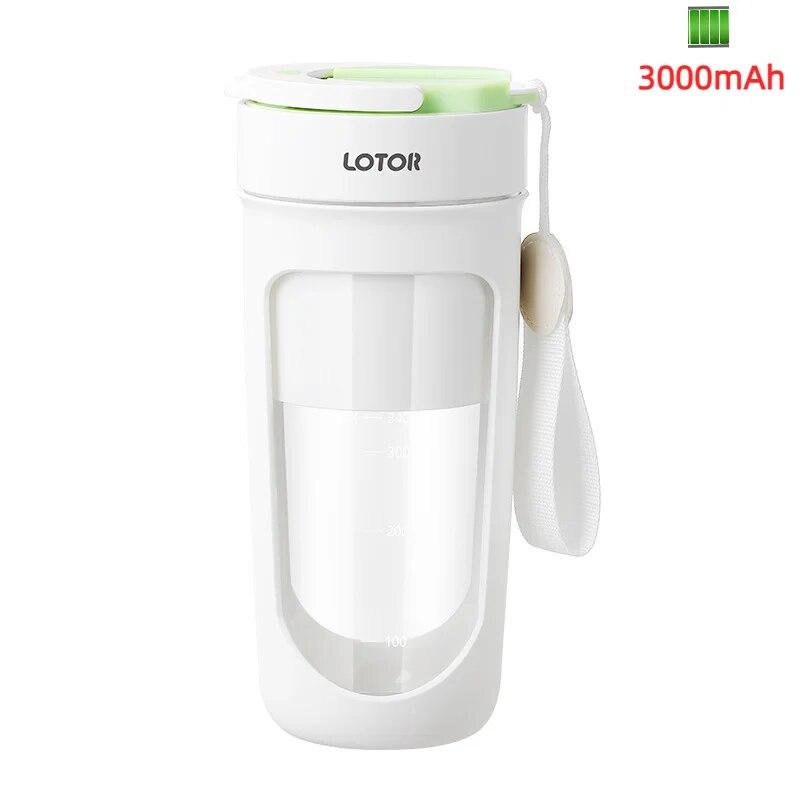 Darling Women Boutique A Nieuwe elektrische sapcentrifuge Mini draagbare blender Fruitmixers Oranje extractors Draadloze sapcentrifuge Maker Machine Ijsverpletterende smoothies 3000mAh wit