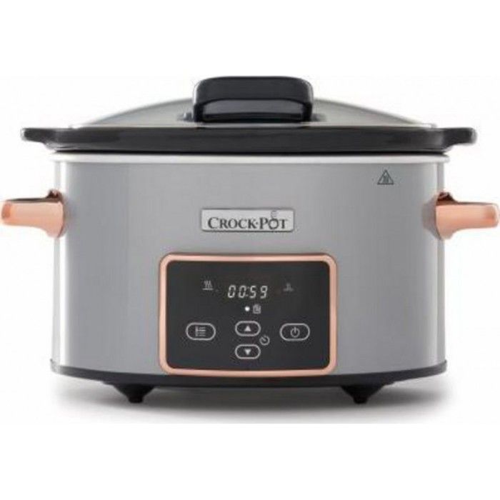 Egenta Mijoteuse - CROCK-POT - Sizzle & Stew - 3,5 L - Bol amovible - 3 réglages de chauffage