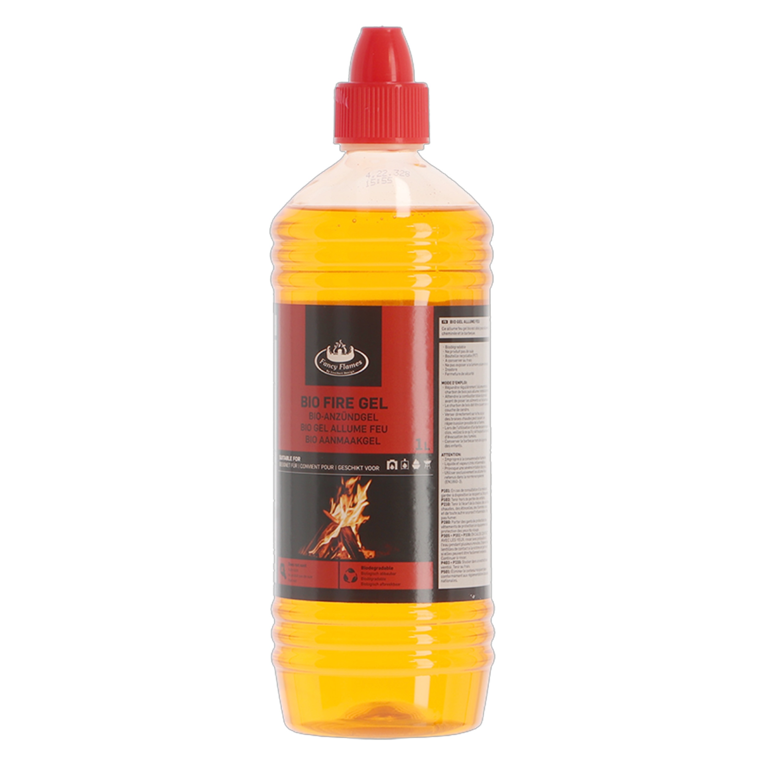 Fancy Flames Bio Aanmaakgel - 1 liter - aanmaak gel - vuurstarter -