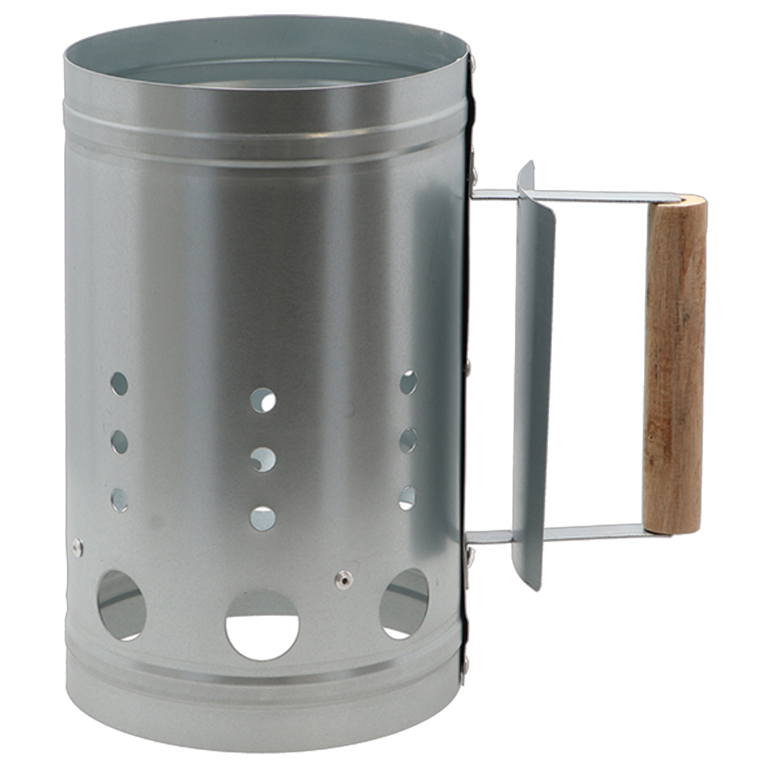Fancy Flames BBQ/Barbeque snel starter - staal/hout - 26 x 17 x 28 cm - kolen/briketten -