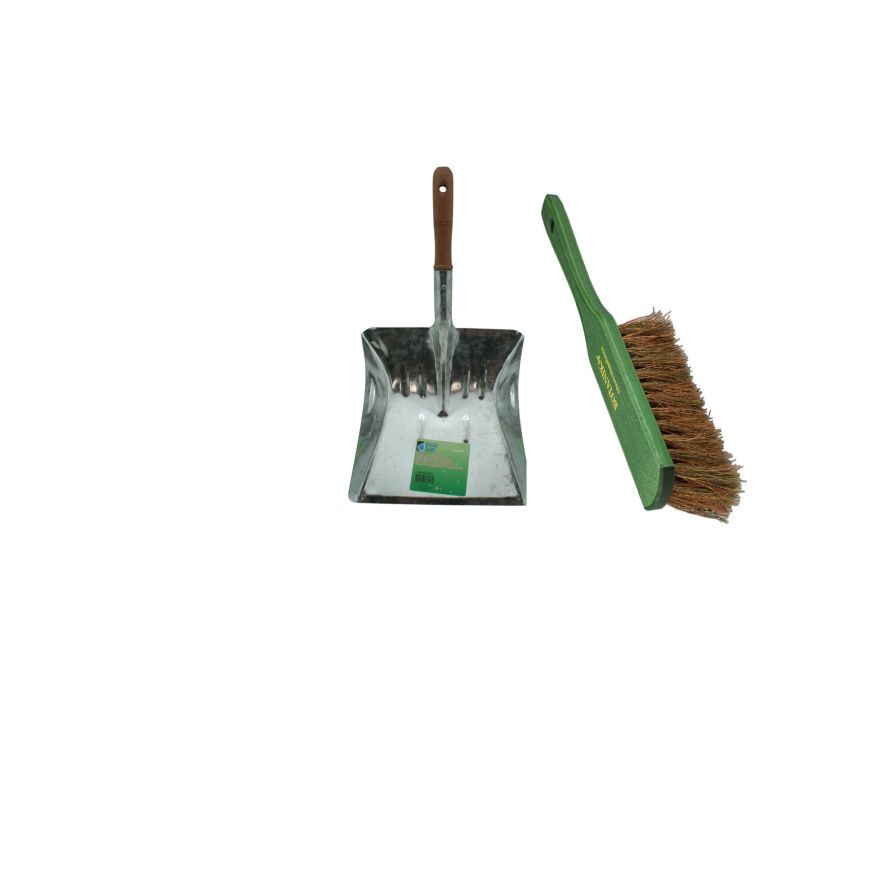 Benson Stoffer en Blik combinatie - voor buiten - Hout met kokosvezels - Metalen blik 22 x 22 cm -