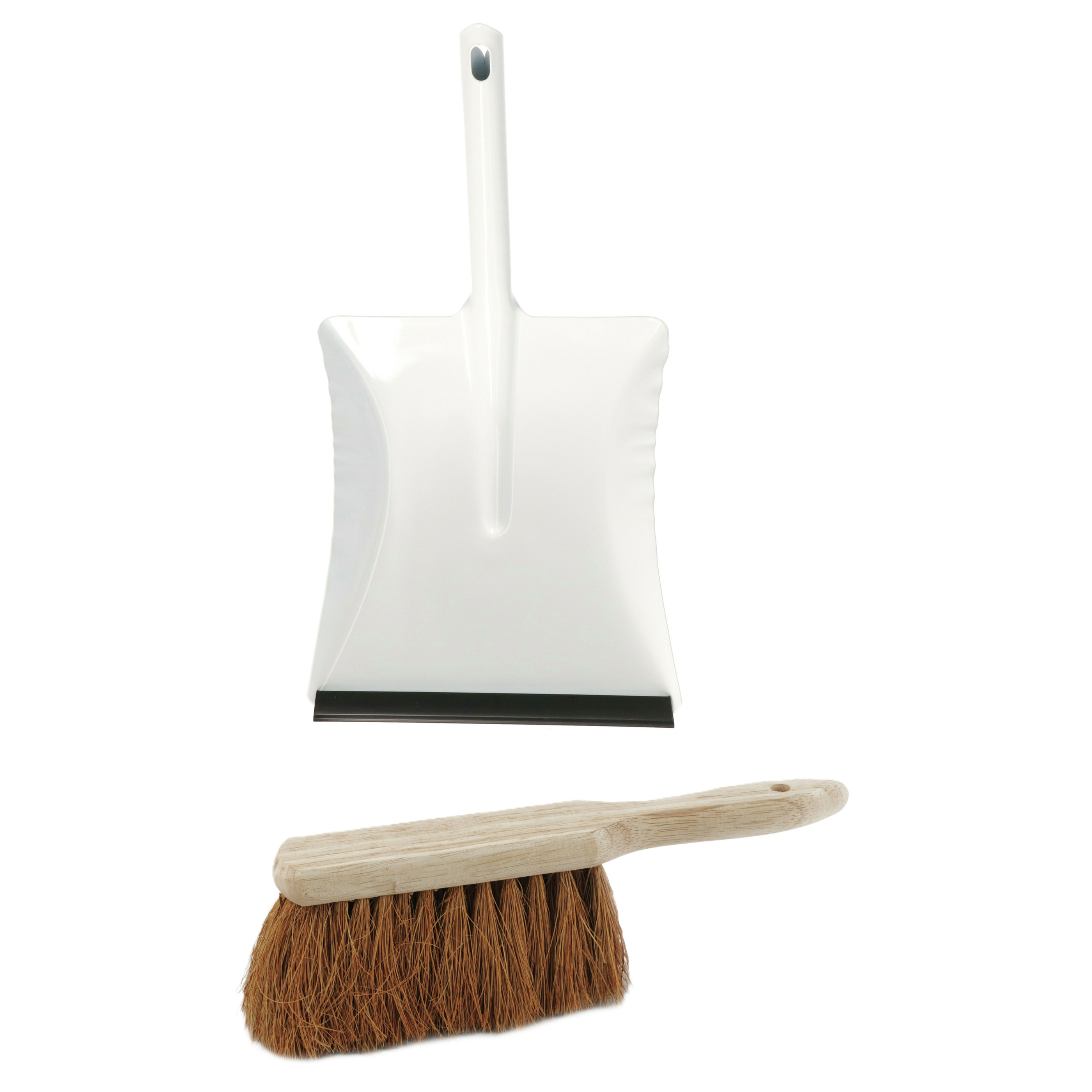 Benson Stoffer en wit blik combinatie - buiten - Hout met kokosvezels - Metalen blik 22 x 22 cm -