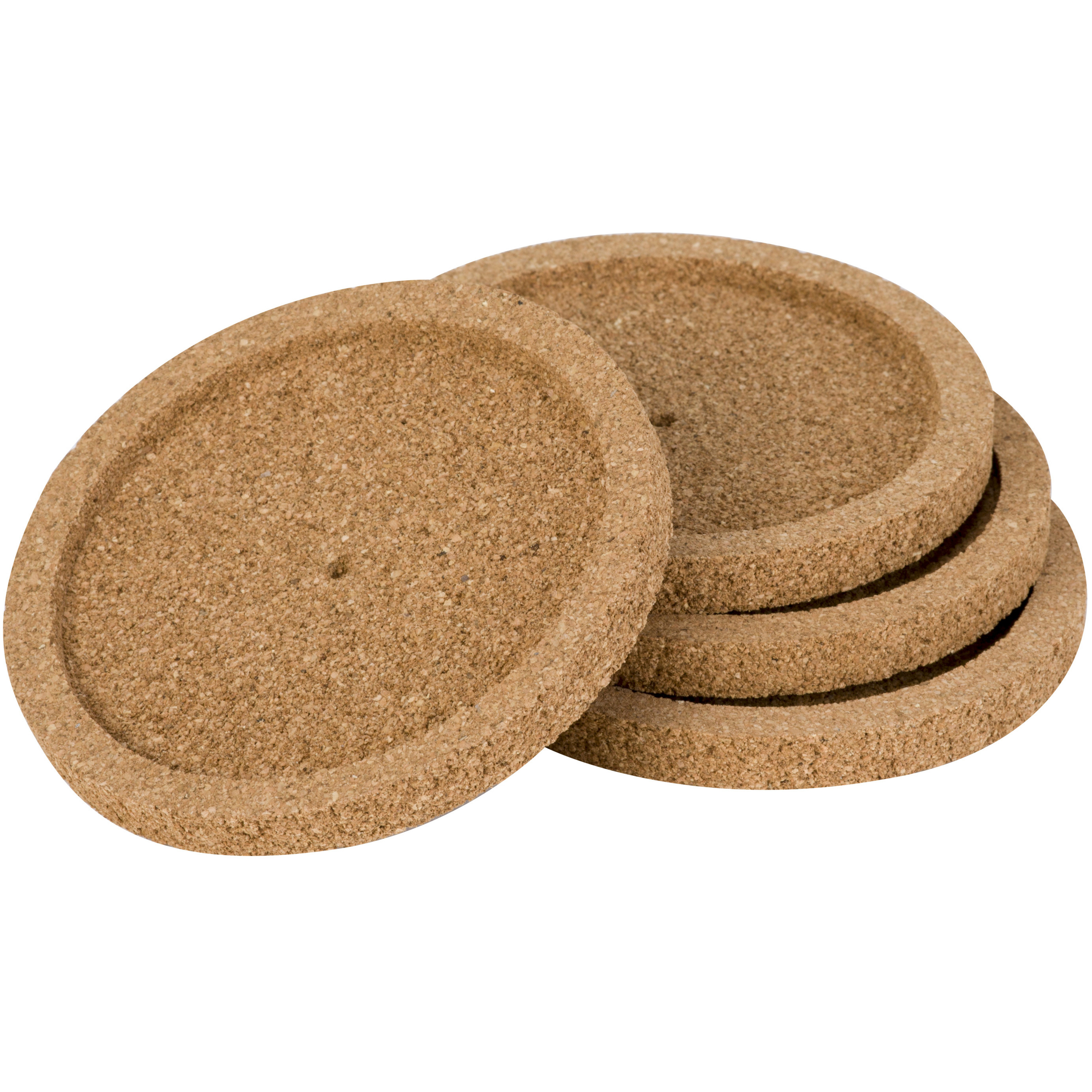 Cosy & Trendy Set van 20x glazenonderzetters kurk 10,5 cm -