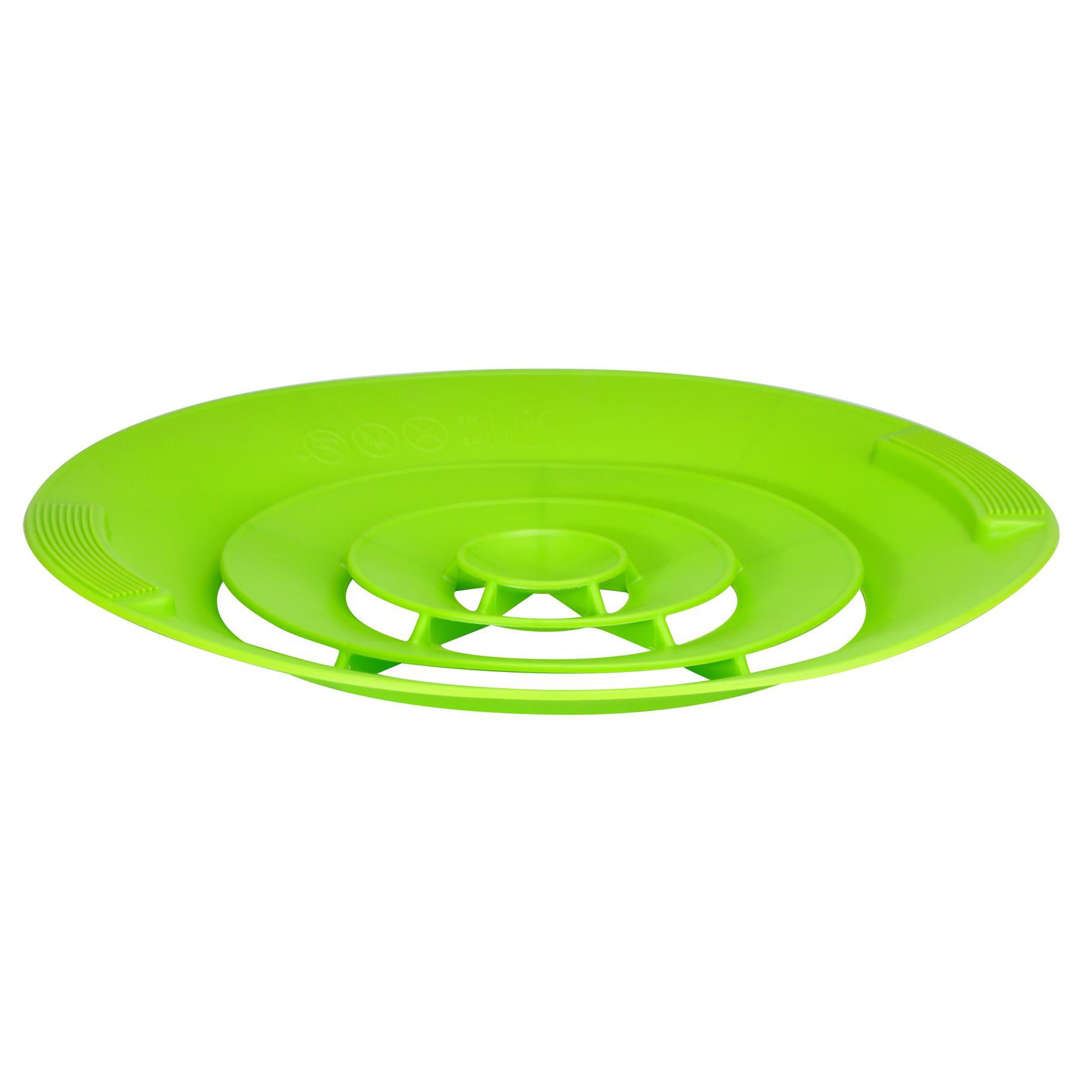 HI Universele spatdeksel/pannendeksel voor pannen - sillicone - 28cm -