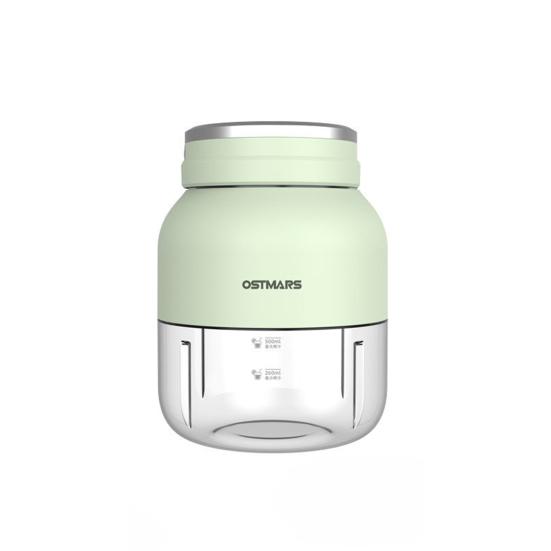 HOMEKA 1 Set 800ML Draagbare Juicer Cup Food Grade Grote Capaciteit Oplaadbare Draadloze Elektrische Blender Sap Maker Machine Keuken Tool groen