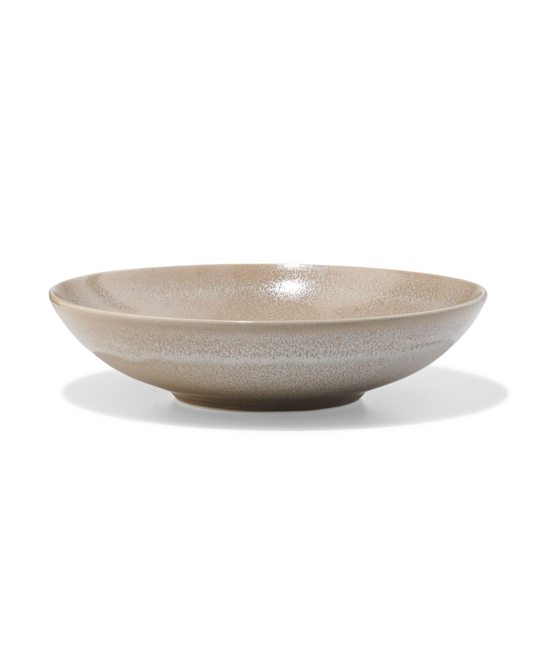 HEMA Diep Bord Ø21.2cm Monaco Reactief Glazuur Lichtbruin (lichtbruin)