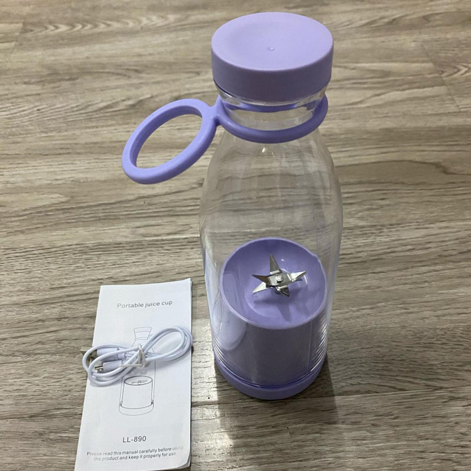 Darling Women Boutique A Draagbare blenders persoonlijke sapcentrifuge met USB oplaadbare vruchtensapmixer voor smoothies en shakes One Size paars