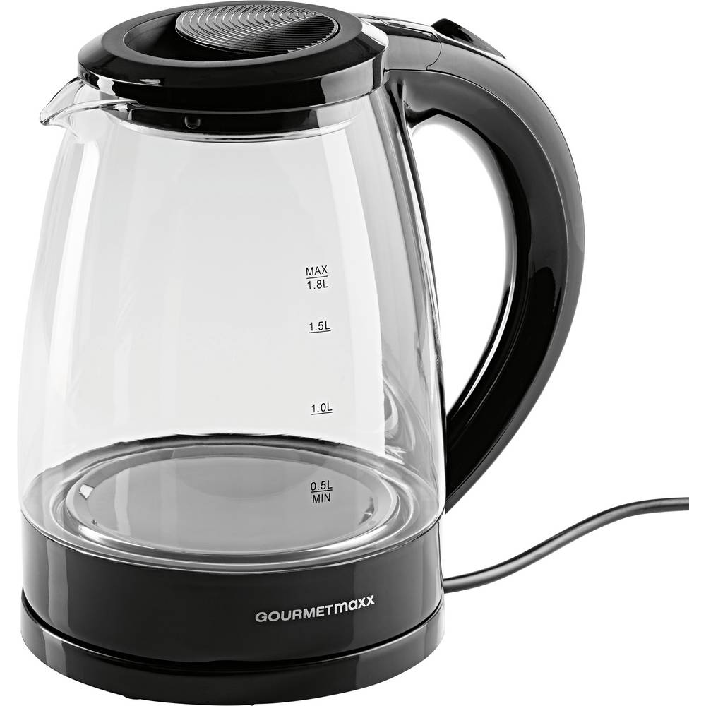 GourmetMaxx Waterkoker Aantal/Volume: 1.8 l Zwart