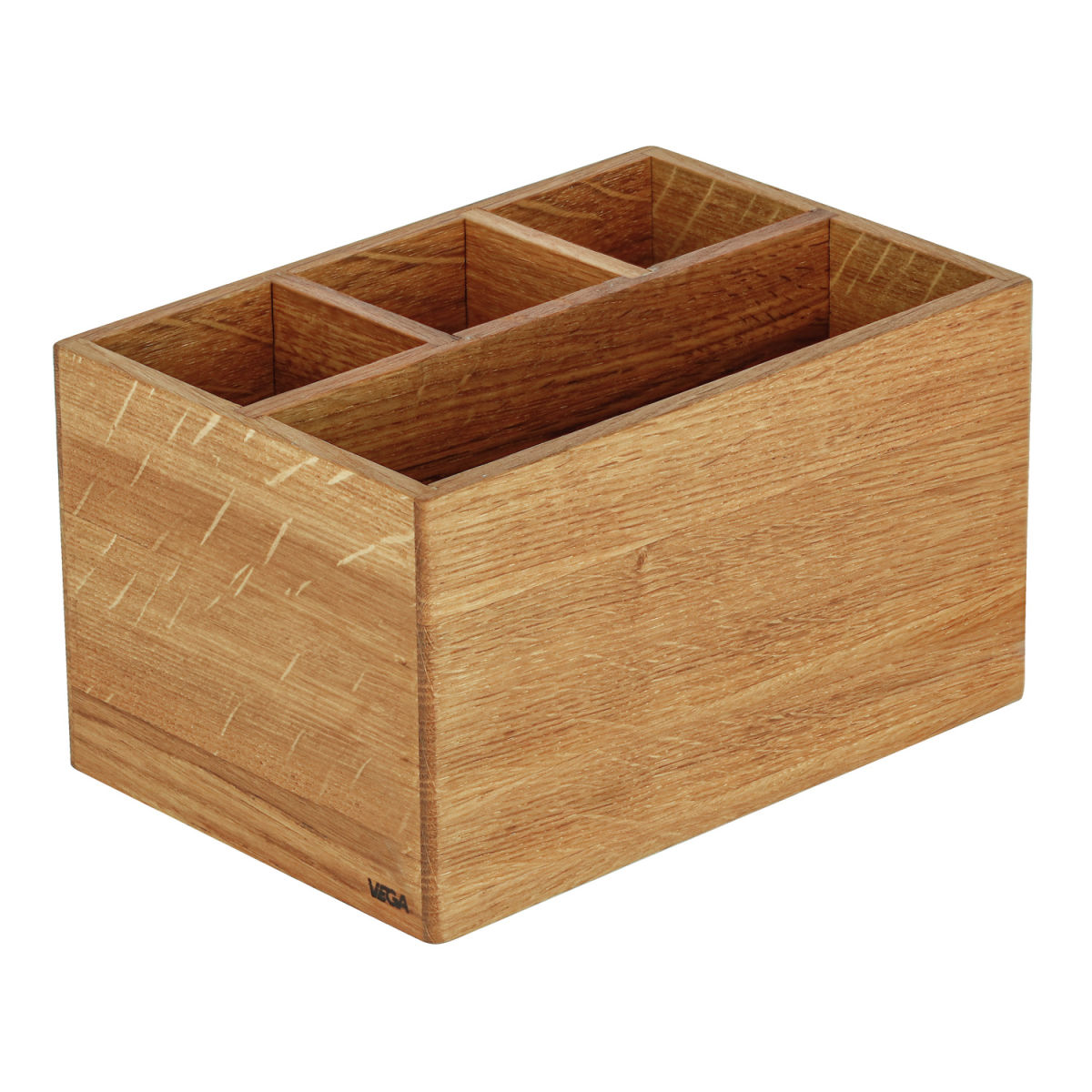 Vega Bestekbak Esino zonder handvat; 21.2x14.4x12 cm (LxBxH); eiken